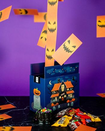  Q: Why don’t skeletons send scary gifts?

Ghosts aren’t the only thing popping out this year... 👻🎁 Looking for the perfect Halloween gift? 🎃 Our Haunted House Pumpkin Surprise Box is the ultimate scream-worthy treat. Filled with pumpkins, cake, and candy, it’s the gift that keeps on scaring! Plus, it’s a killer way to treat your favorite ghouls and goblins without even stepping out of the house. 👹💌

A: Because they don’t have the guts! 💀🎁

 