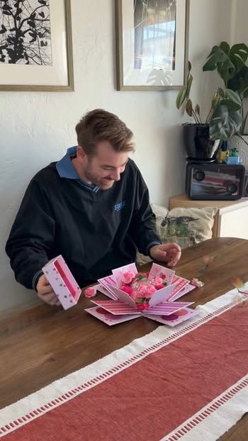 He says he doesn’t need anything, but a sweet surprise still hits every time. Especially when it involves food 🍫