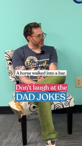 The way she cries at her own joke 🤣⁠
  