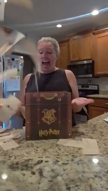 Your Hogwarts letter finally came… sort of. ⚡⁠
⁠
©️ & ™️ Warner Bros. Entertainment Inc. Publishing Rights ©️ JKR