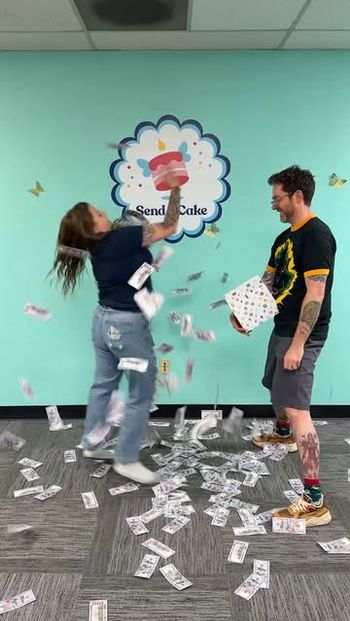 This is how we deliver paychecks 🤷