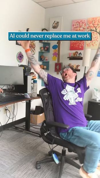 I just got fired for posting this.