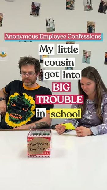 I pretended to be her mom...😵‍💫⁠
 