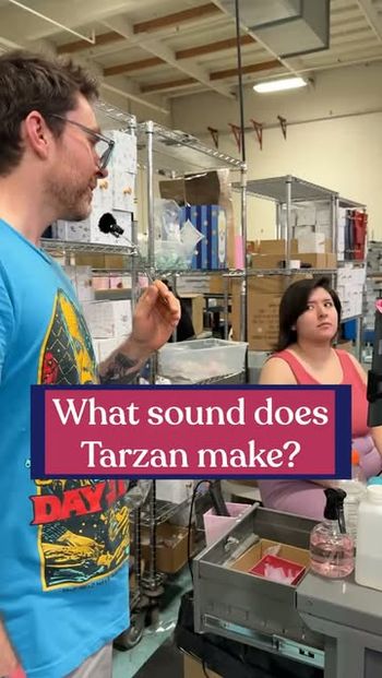 What sound does it make? - Tarzan edition⁠
  