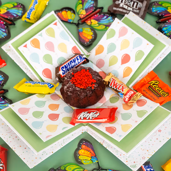 Birthday Celebration Explosion Bundle with Candy Kaboom