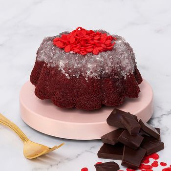 Picture of Red Velvet Sparkle Cake w/Cream Cheese Frosting , Picture 1