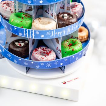 Picture of Donut Tower Winter Wonderland Spinning Music Stand 🎶