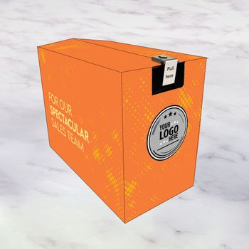 Picture of Speckled Halftone Billionaire Box, Picture 1
