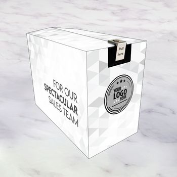 Picture of Patterned Prism Billionaire Box, Picture 1