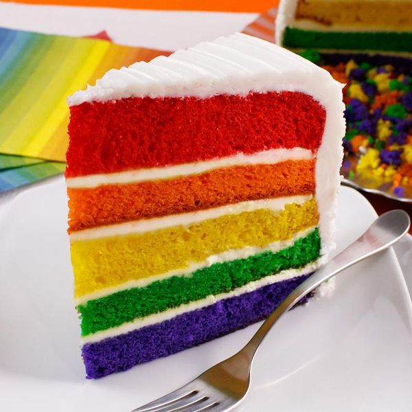 Jumbo Rainbow Layer Cake