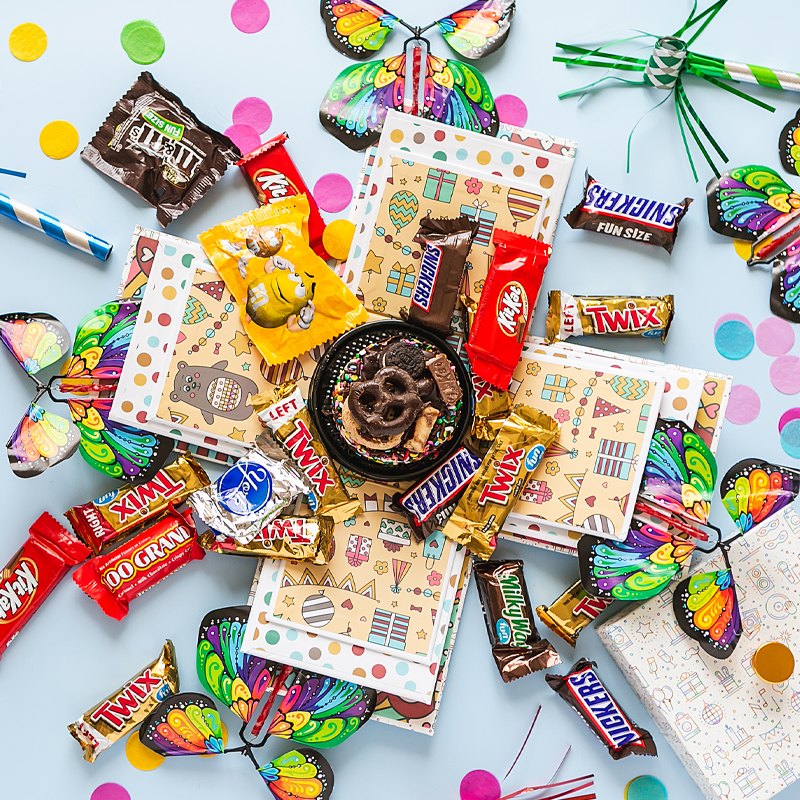 Bday Party Mini Cake Explosion Box | Delivery Nationwide