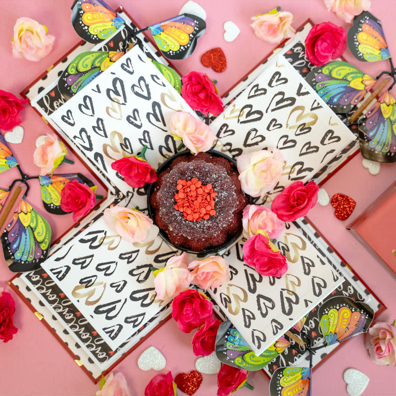 Love Mini Cake Explosion Box | Delivery Nationwide | SendaCake.com