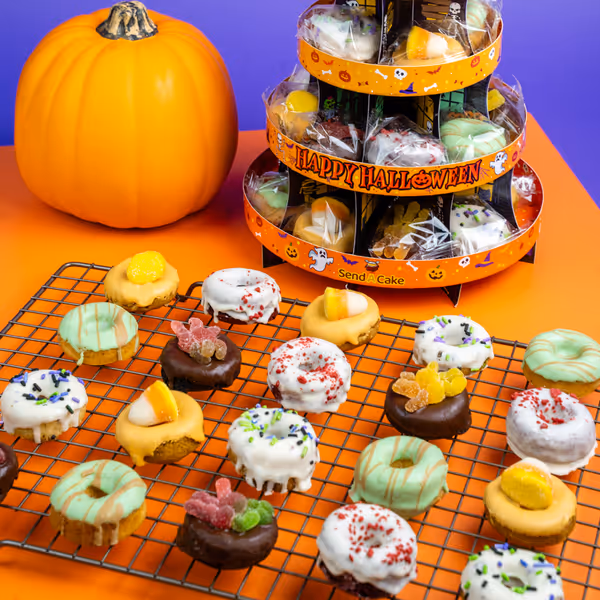 Halloween Donut Tower 🍩