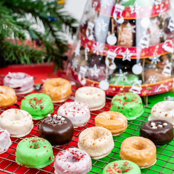 Christmas Donut Tower 🎄