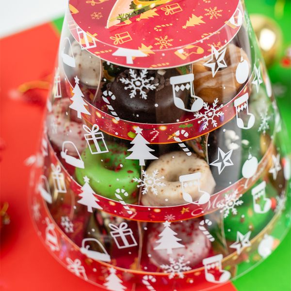 Christmas Donut Tower 🎄