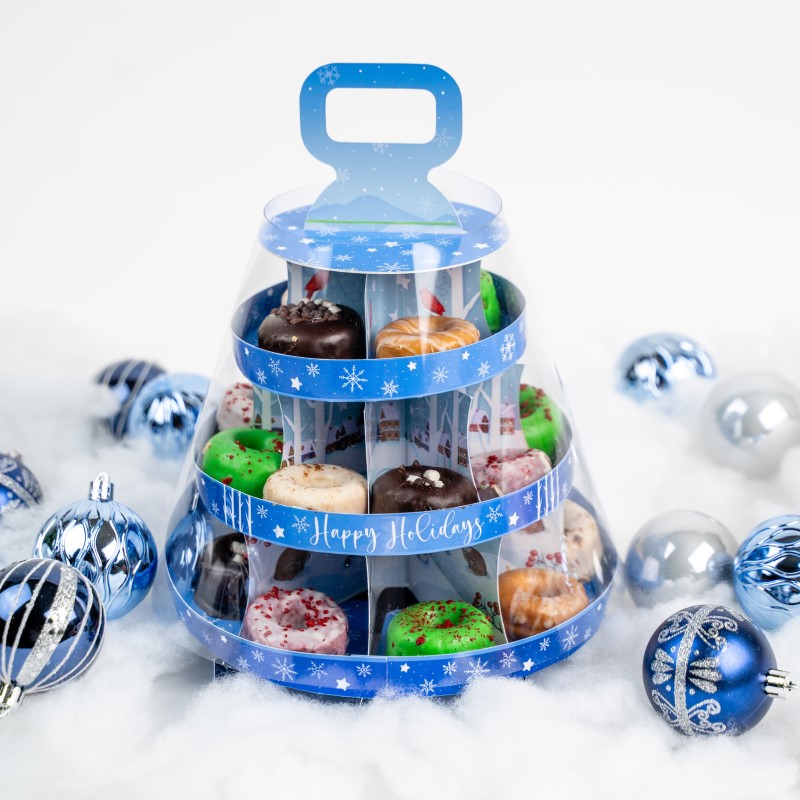 Winter Wonderland Donut Tower | Delivery Nationwide | SendaCake.com