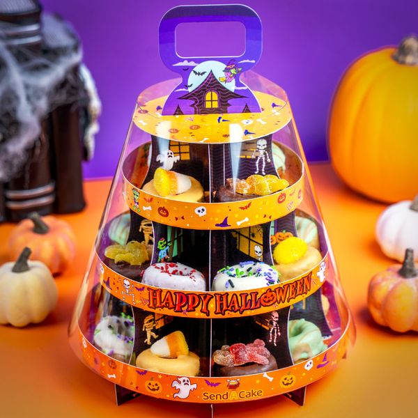 Halloween Donut Tower 🍩