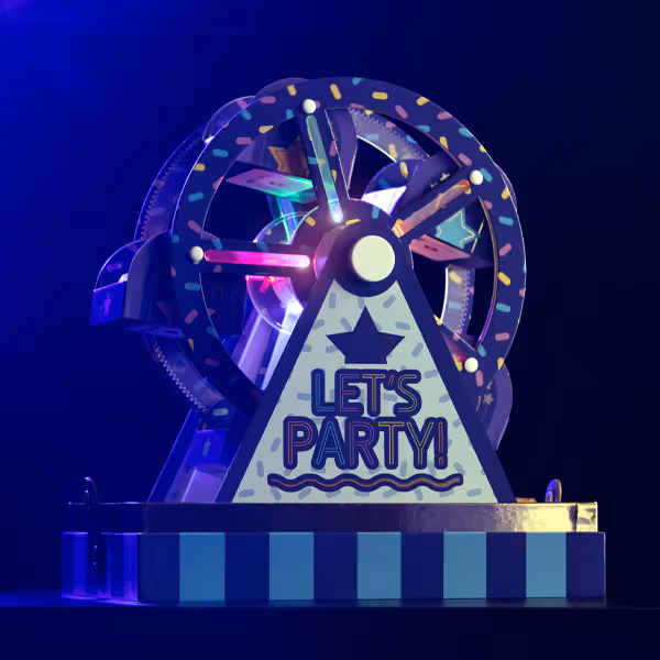 Party Time Mini Donut Ferris Wheel
