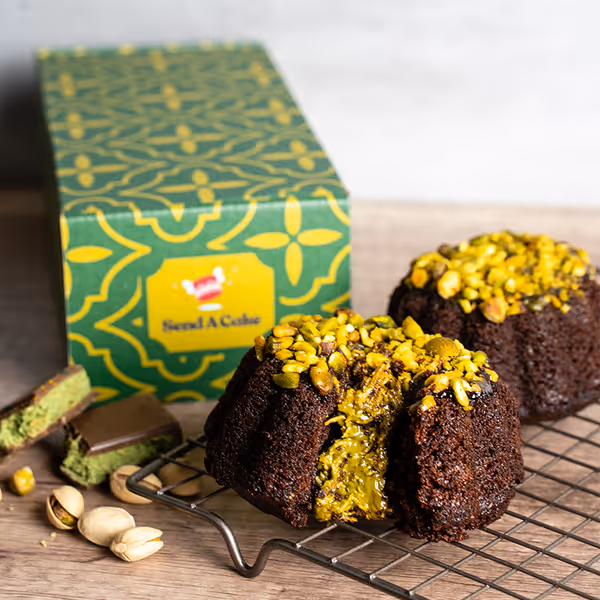 Dubai Chocolate Cake Duo