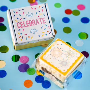 "Celebrate" Chocolate Caramel Crispy Cake