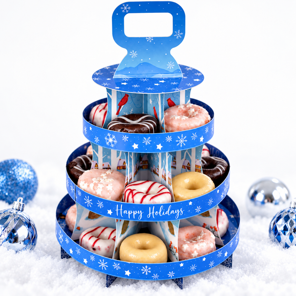 Winter Wonderland Donut Tower ❄