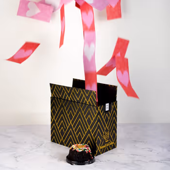 Gold Luxury Love Shower Box