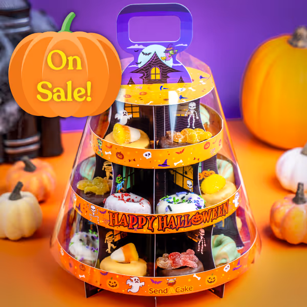 Halloween Donut Tower 🍩